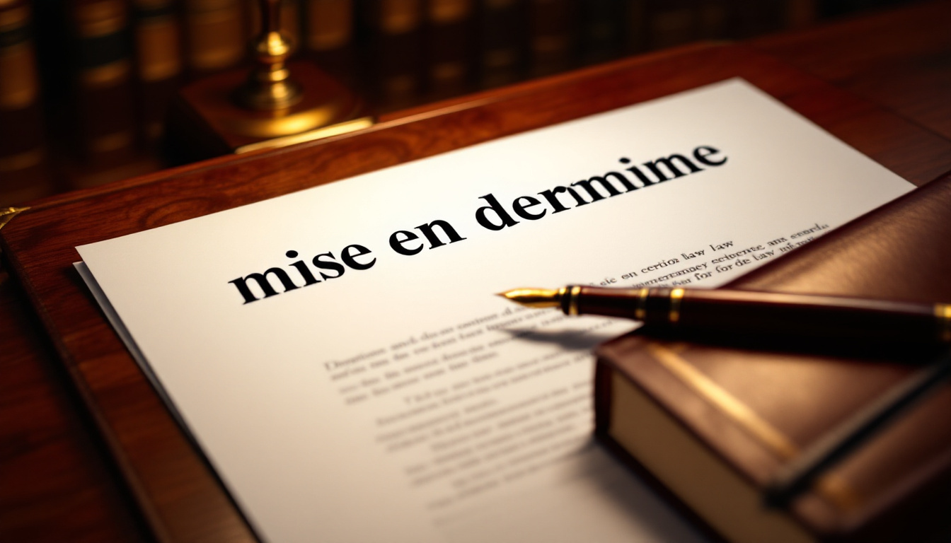 Les implications d'une mise en demeure avant un procès